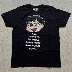 Yuri On Ice!!! Crunchyroll Black T-shirt (large)